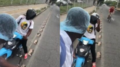 Motociclista agredió a hombre que le reclamó por invadir ciclovía