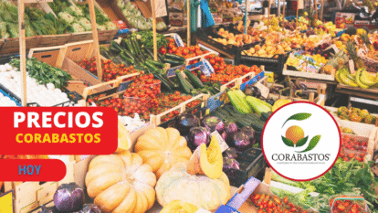 Fluctuación de precios de los aimentos en Corabastos (Fotos vía Getty Images y logo Corabastos)