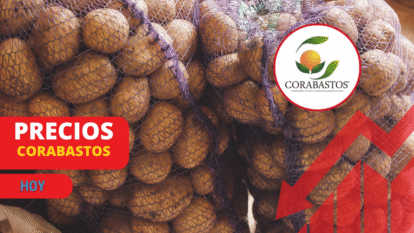 Fluctuación de precios en Corabastos (Fotos vía Getty Images y logo Corabastos)