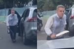 ¡Intolerancia! Conductor amenazó a una familia con m4ch3t3 en plena calle de Bogotá