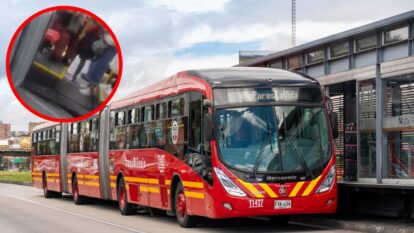 Conmoción en TransMilenio, articulado se partió en dos en plena ruta; así quedó