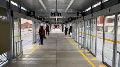 Cierre estación TransMilenio