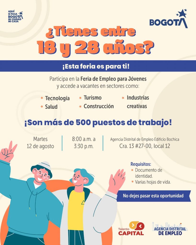 Convocatoria empleo Bogotá
