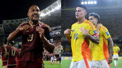 Colombia - Venezuela marcador