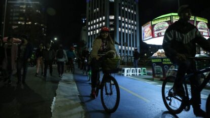 Ciclovía Nocturna Bogotá