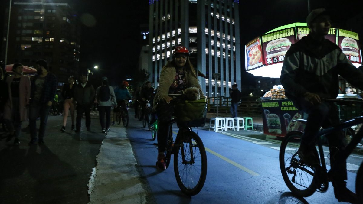 Ciclovía Nocturna Bogotá