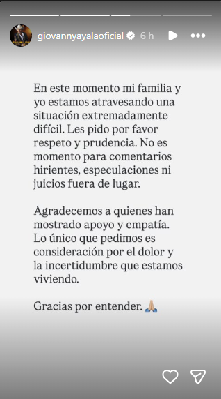 Historia Giovanny Ayala