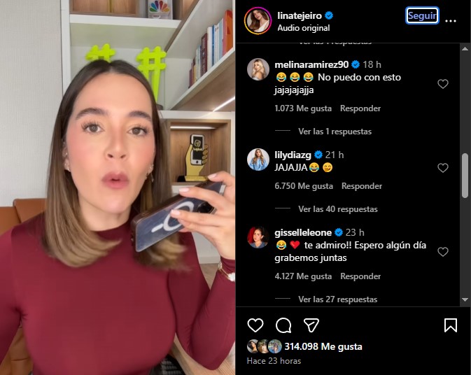 Reacción Lily Díaz