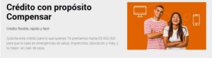 Crédito con propósito Compensar (créditos: Compensar)