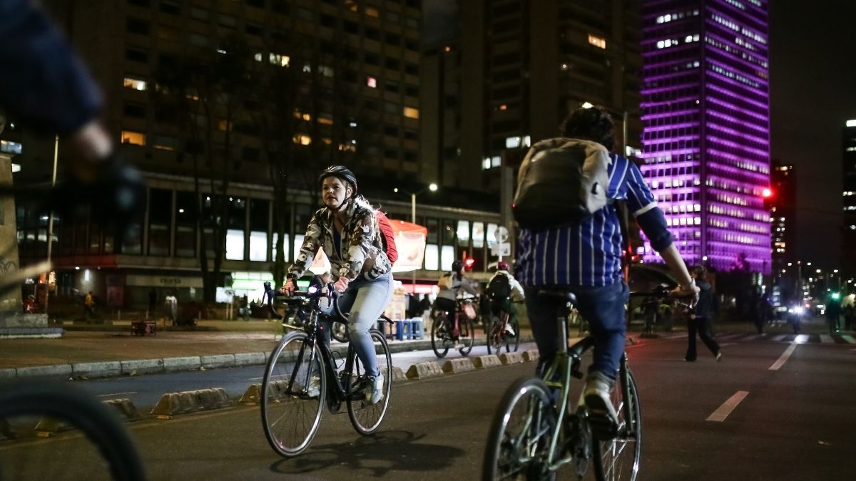 Cierres ciclovía nocturna