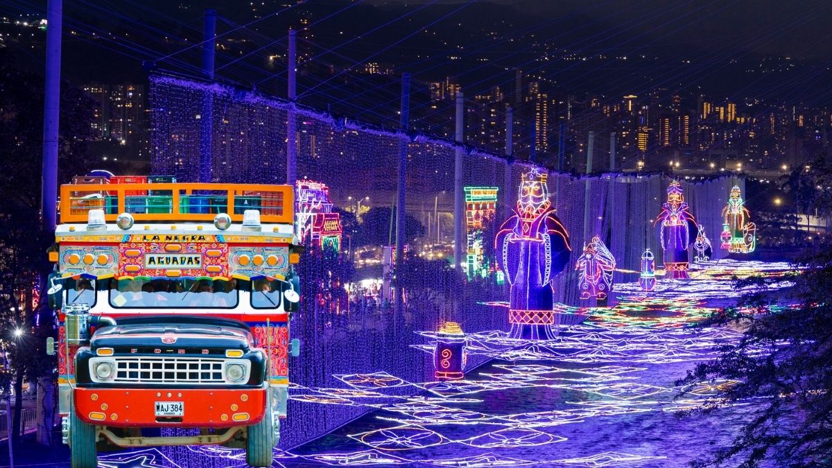 Tour de alumbrados por Medellín