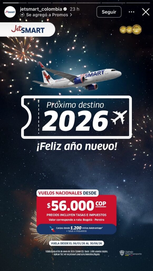 Descuentos diciembre JetSmart