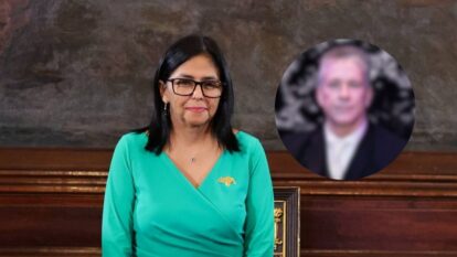 Fernado Carrillo y Delcy Rodríguez