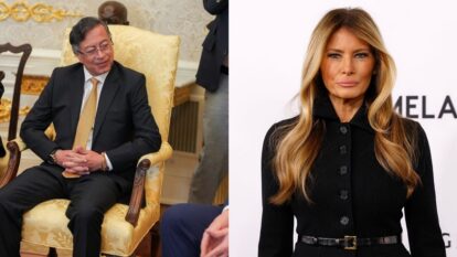 Petro vestido Melania Trump