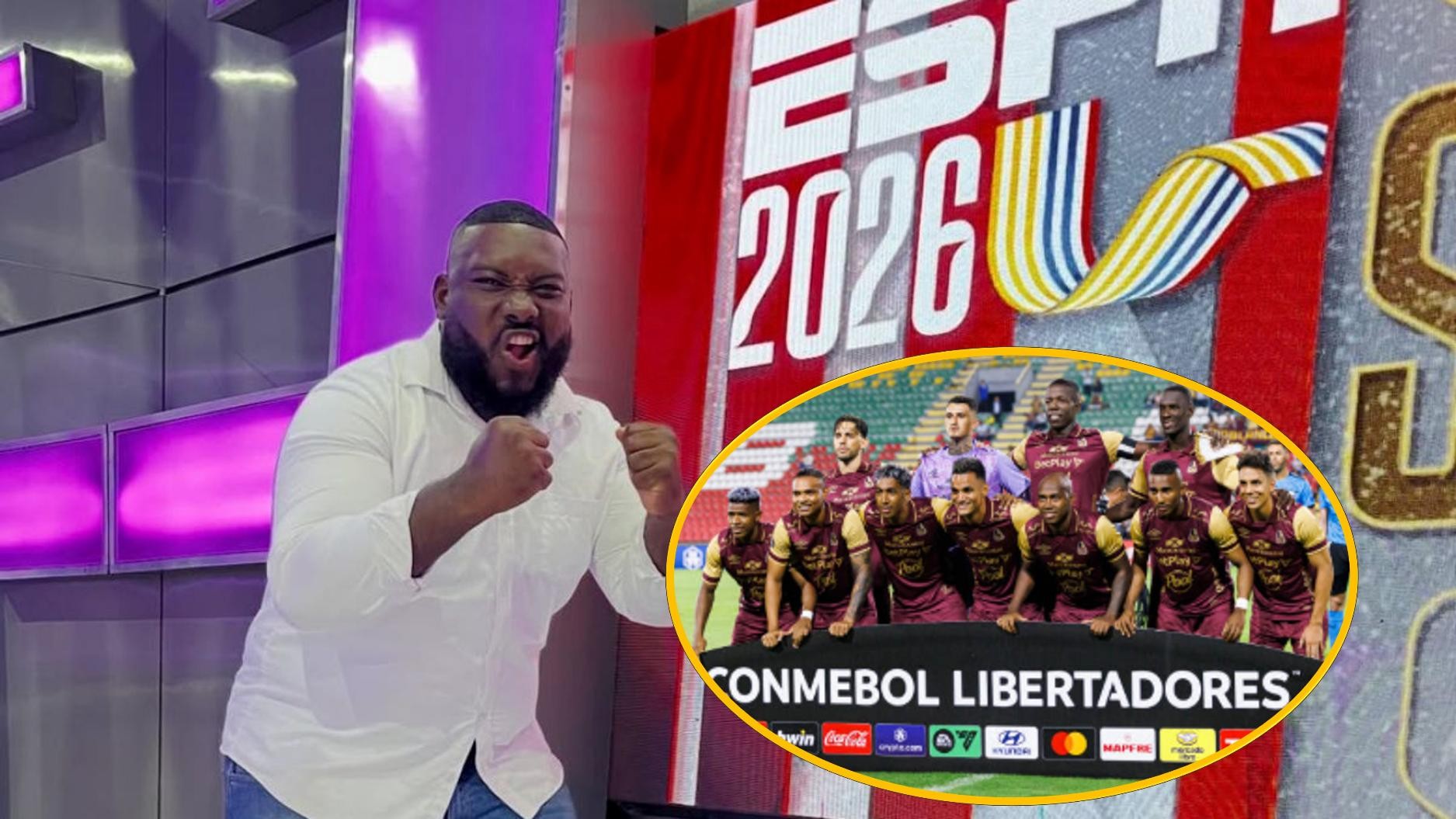 Luis Vásquez narrador Copa Libertadores