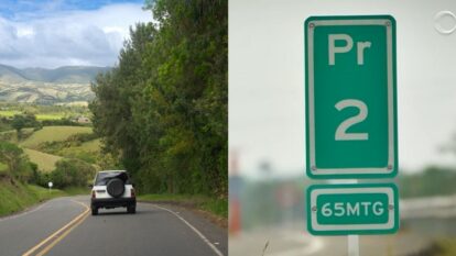 Señal de tránsito PR