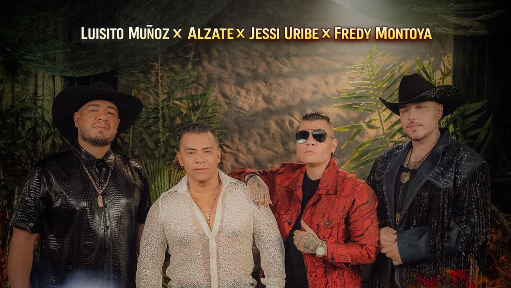 Luisito Muñoz , Fredy Montoya, Álzate y Jessi Uribe