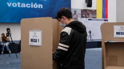 Marcar tarjetón electoral