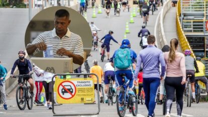 Ciclovía segunda vuelta elecciones