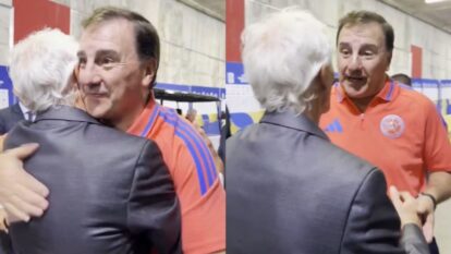 Encuentro Néstor Lorenzo y José Pékerman