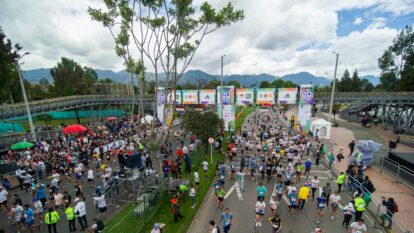 Media Maratón de Bogotá cierres
