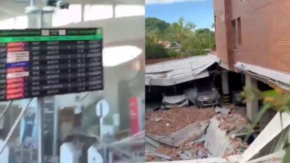 Imágenes temblor Colombia