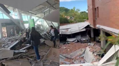 Imágenes temblor Colombia