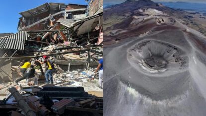 Volcán terremoto