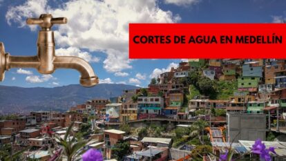 Cortes agua Medellín