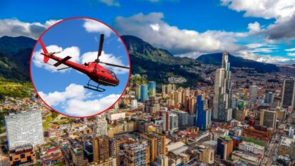 Viaje helicóptero Bogotá